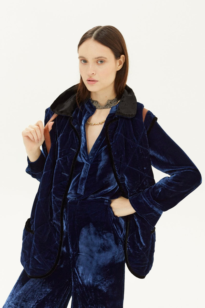 ALICE Velvet Vest Kiki Risa Clothing