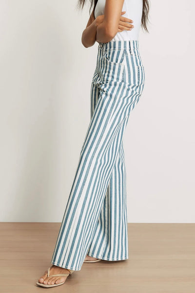 Taylor High Rise Wide Leg (Stripe)