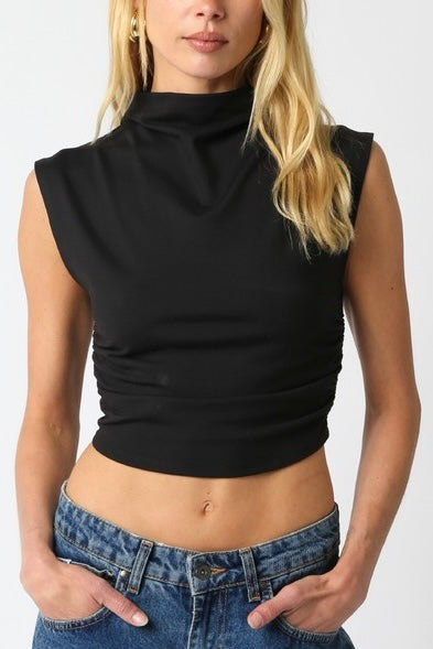 Sarah Crop Top Black