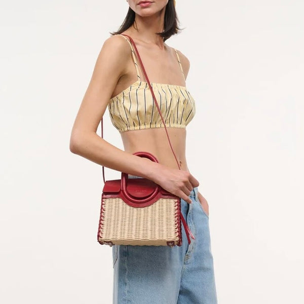 Maude Mini Wicker Carryall