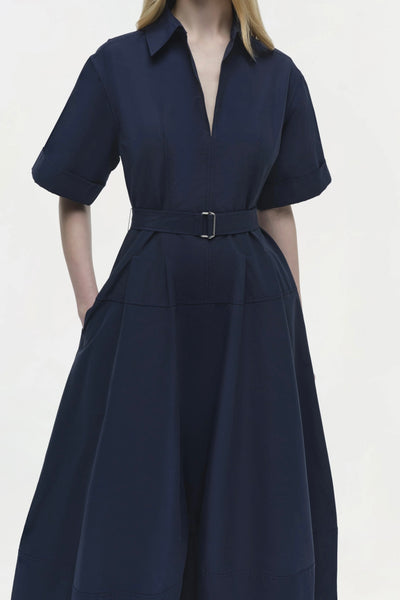 Corinne Cotton Midi Dress