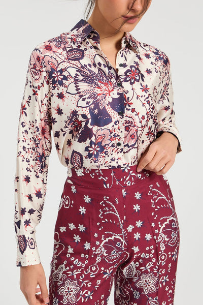 Star Flower Print Shirt
