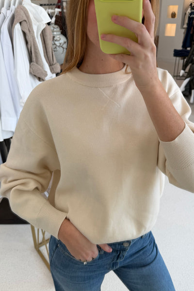 Casual Sweater Top (Vanilla)