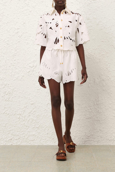 Mahon Embroidered Short