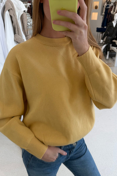 Casual Sweater Top (Lemon)