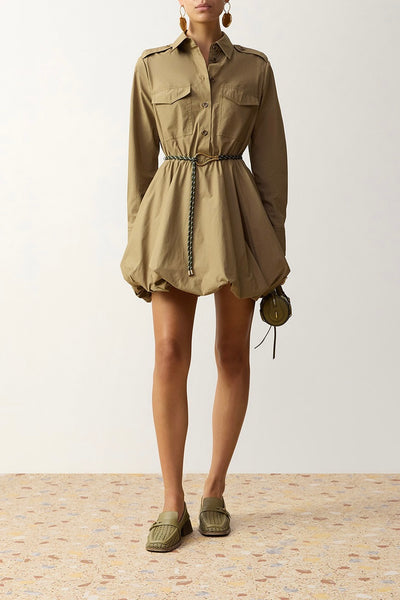 Clash Poplin Shirt Dress