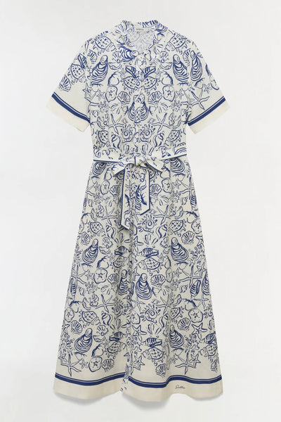Audria Belted Midi Dress