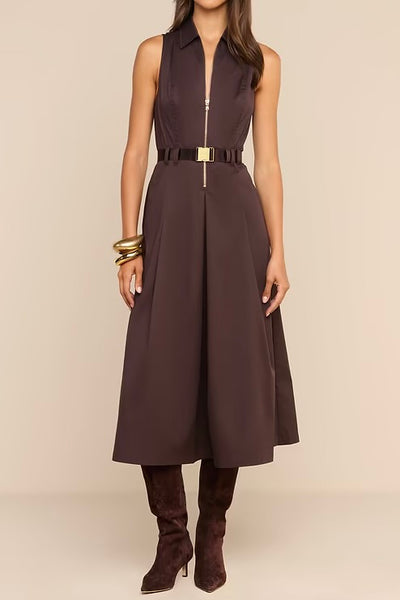 Kolton Midi Dress (Dark Java)