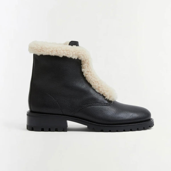 Noah Shearling Zip Boot