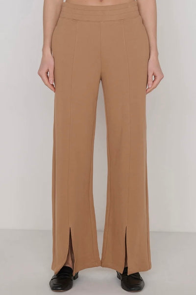 Lincoln Front Slit Knit Pant (Palo Santo)