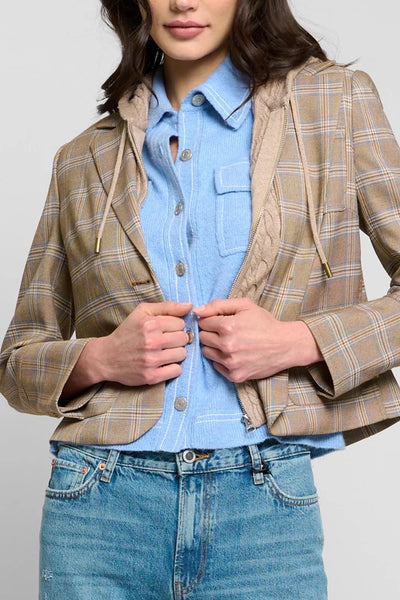 Sienna Plaid Dickey Blazer