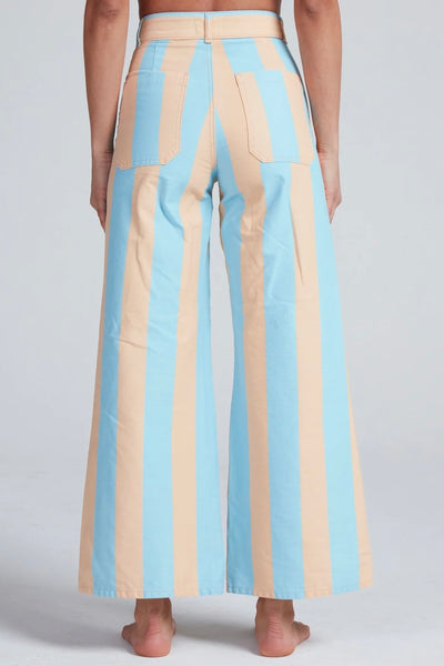 Cropped Sailor (Palm Stripe)