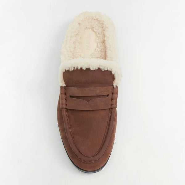 Dean Shearling Loafer Mule