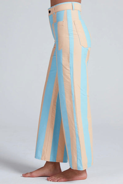 Cropped Sailor (Palm Stripe)