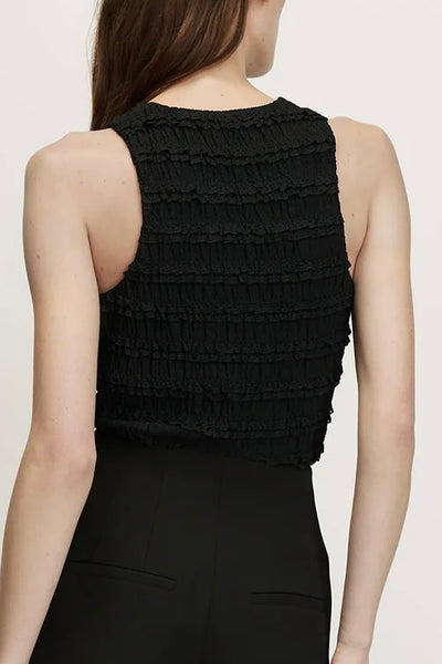 Cropped Jordyn Tank (Black)