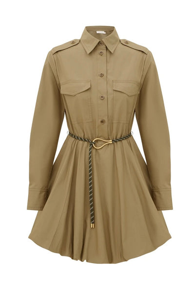 Clash Poplin Shirt Dress