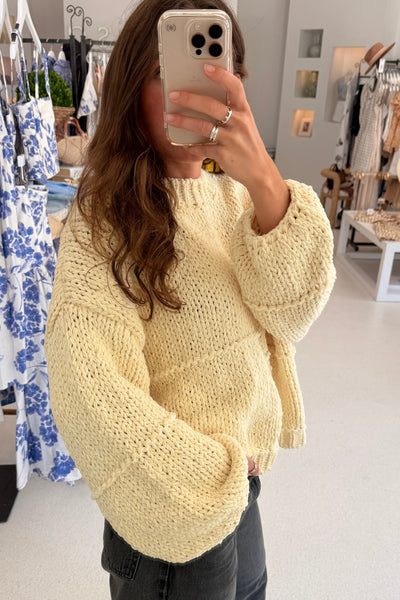 Sweater Top (Butter Yellow)