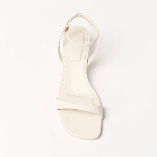 Hannah Leather Sandal (Alabaster)