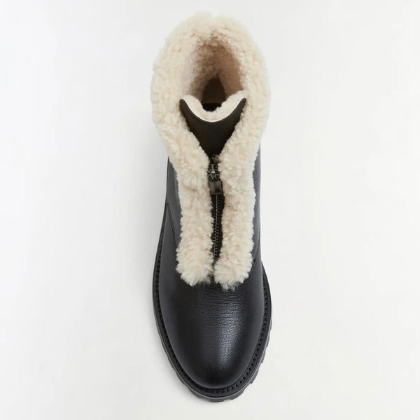 Noah Shearling Zip Boot