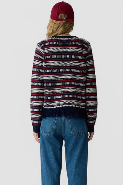 Western Stripe Crew Midnight