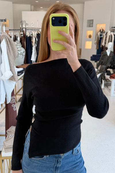 Solid Long Sleeve Black