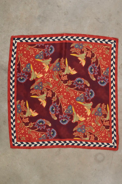 Scarf (Birds Of a Feather Maroon)