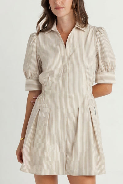 Bridle Ticking Stripe Maisie Dress