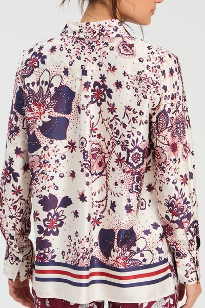 Star Flower Print Shirt