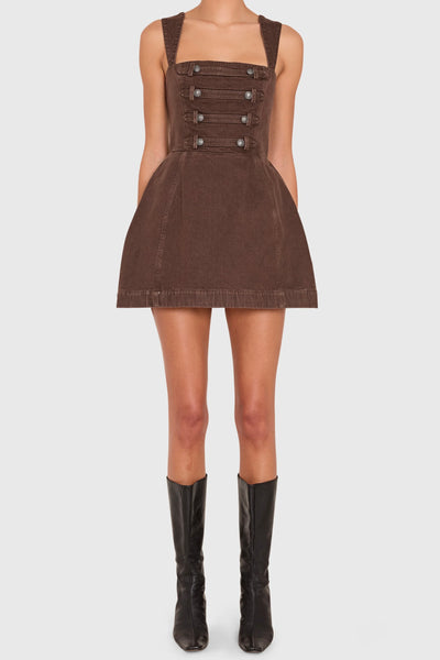 Bethany Romper (Cocoa)