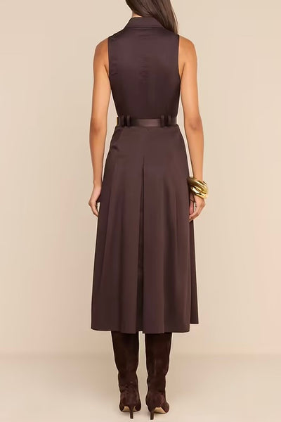 Kolton Midi Dress (Dark Java)