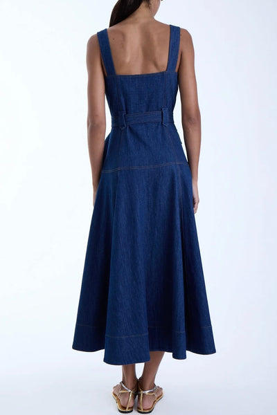 Jenna Denim Midi Dress