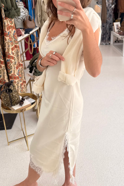 Isa Sweater Dress Combo (Dove)