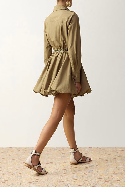 Clash Poplin Shirt Dress