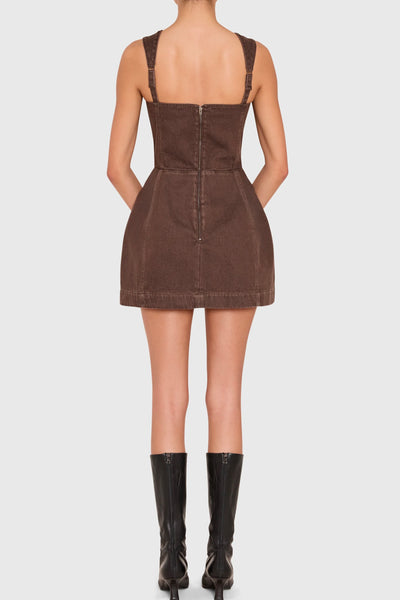 Bethany Romper (Cocoa)