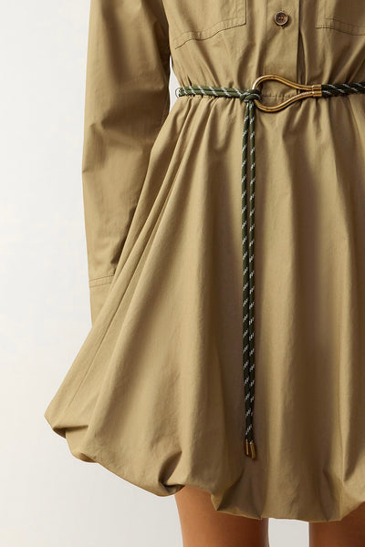 Clash Poplin Shirt Dress