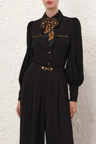 Utility Blouse (Black)