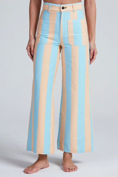 Cropped Sailor (Palm Stripe)
