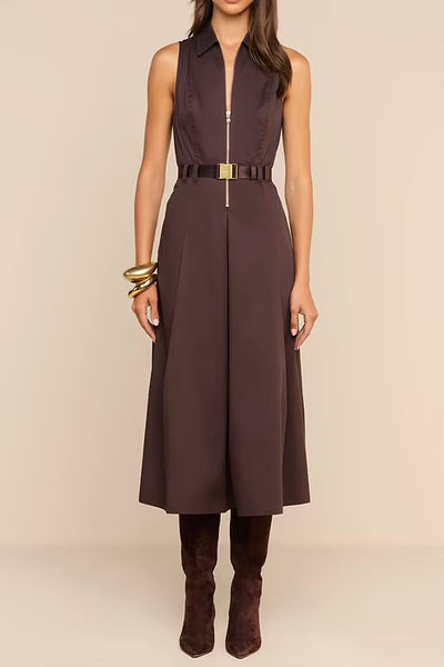Kolton Midi Dress (Dark Java)