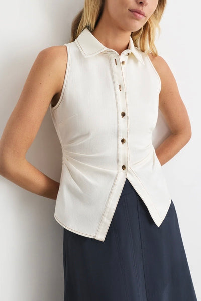 Hanelle Top (Chalk)