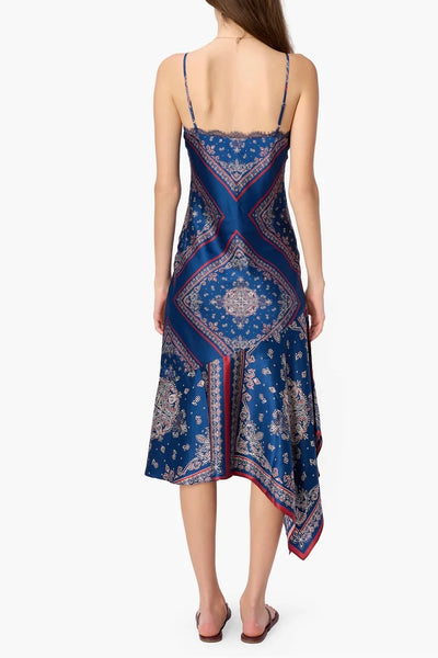 Becky Lace Trim Dress (Bandana)