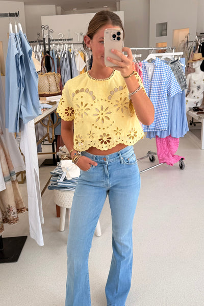 Woven Top (Yellow)
