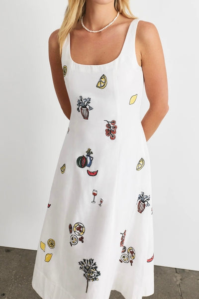 Soren Dress (Optic White)