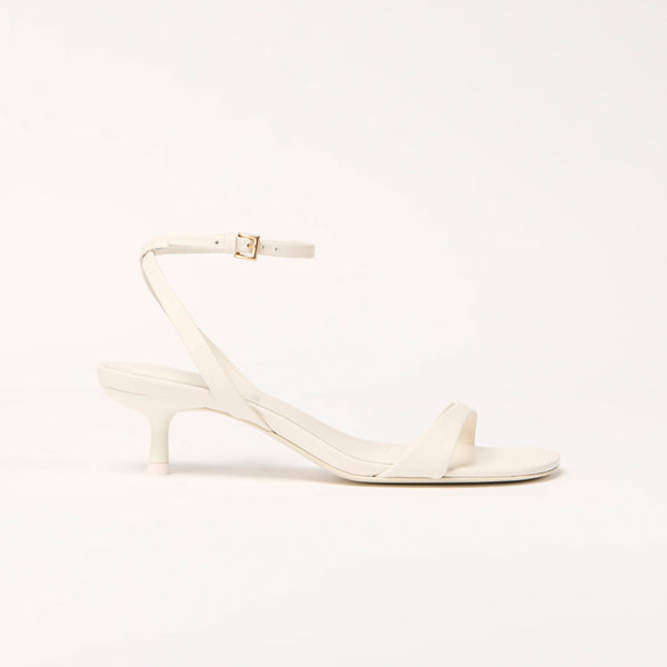 Hannah Leather Sandal (Alabaster)