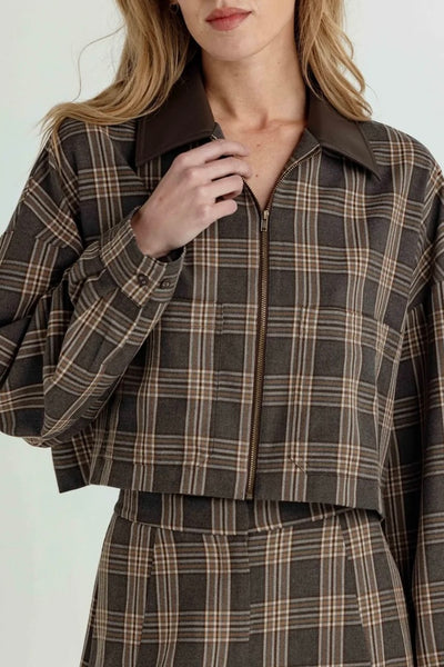 Ellis Jacket Ashwood Plaid