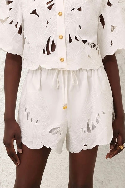 Mahon Embroidered Short