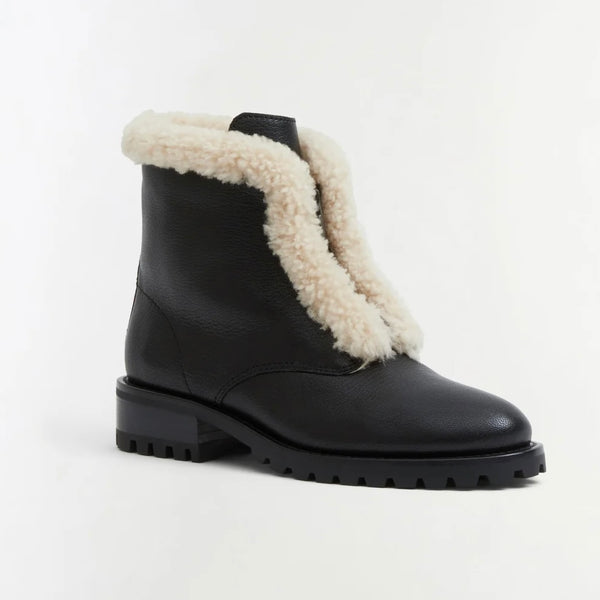 Noah Shearling Zip Boot