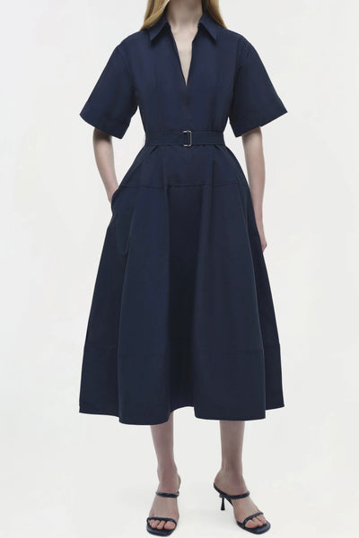 Corinne Cotton Midi Dress