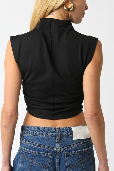 Sarah Crop Top Black