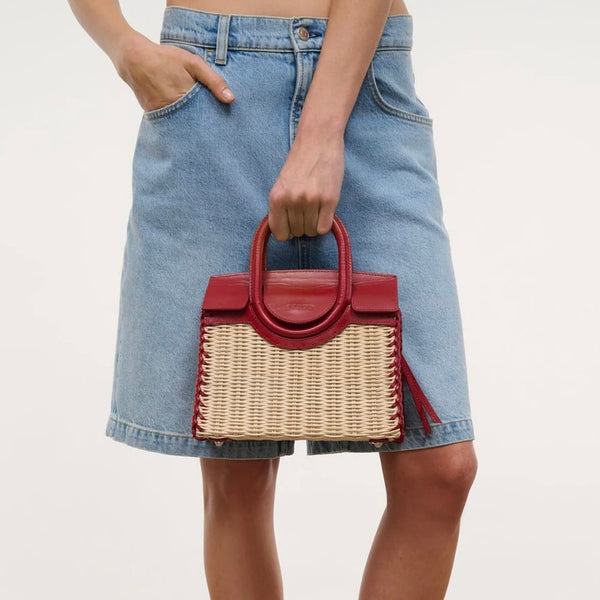 Maude Mini Wicker Carryall