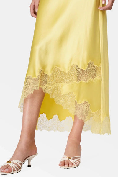 Alexandria Strapless Dress (Custard)